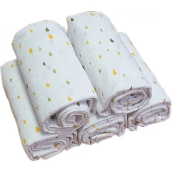 Plena Plena s potiskem kapky 70/70 cm - sada 5 ks