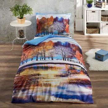 3D povlečení bavlněné Skylar EMI: Standardní set jednolůžko obsahuje 1x 200x140 + 1x 90x70