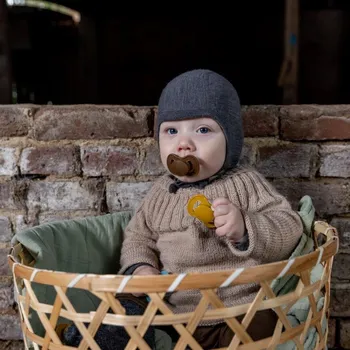 dudlíky LULLABY PLANET Fyziologický silikonový dudlík 2 ks vel. 2 Honey Mustard & Hazelnut Brown