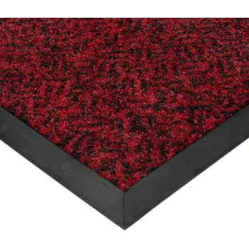 Rohožka Červená textilní vstupní rohož FLOMA Cleopatra Extra (Bfl-S1) - délka 60 cm, šířka 90 cm, výška 1 cm