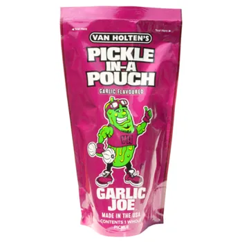 Bonbon Van Holten's Garlic Joe velká kyselá okurka s příchutí česneku 242 g