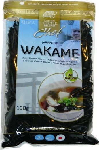 Golden turtle Wakame řasa sušená 100 g