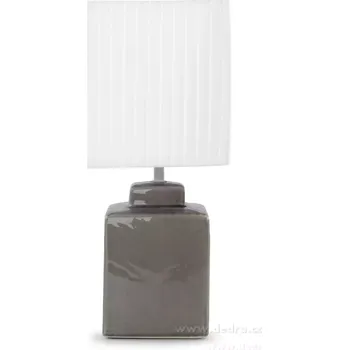 Lampička CUBE stolní lampa 42cm, šedá