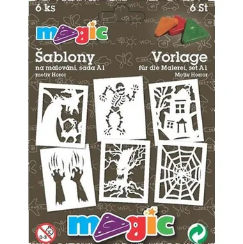 MAGIC papírové šablony na malování HOROR