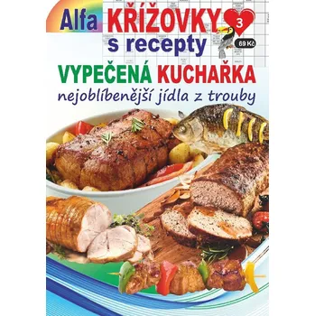 Kniha Křížovky s recepty 3/2024 - Jídla z trouby