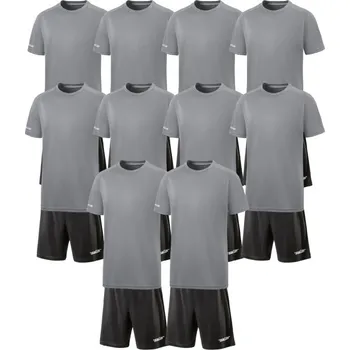 10 x saller tréninkový set BASIC BARVA: 550 šedá-černá, Velikost: XXS