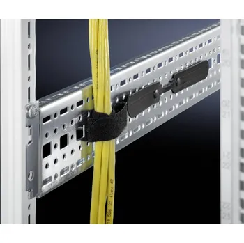 Elektroinstalační materiál 19 palec kabelové vedení pro datové skříně 200 mm Rittal 7072.230 černá