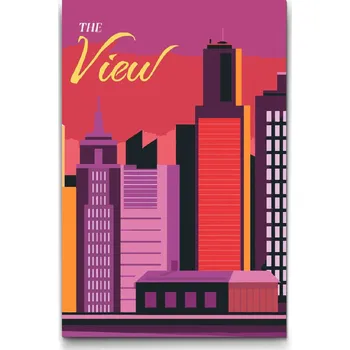 Malování podle čísel - Vídeň, Rakousko Velikost: 40x60cm, Rámování: Pouze srolované plátno