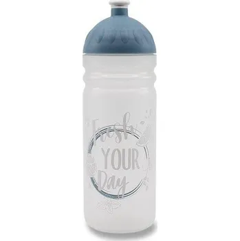 Svačinový box Zdravá lahev 0,7 l Fresh - šedomodrá