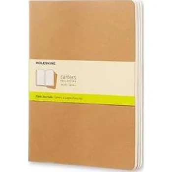 Sešit Sešity Moleskine Cahier, XL, čisté, 3 ks - karton