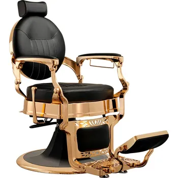 Kadeřnické křeslo Weelko Holičské křeslo CAESAR + GOLD