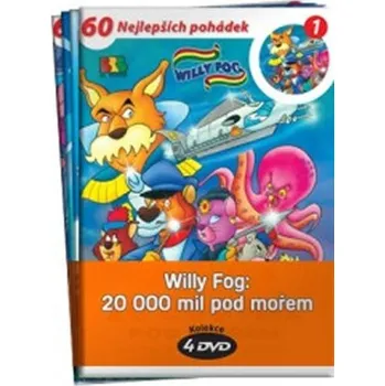 DVD film Willy Fog: 20.000 mil pod mořem - kolekce 4 DVD