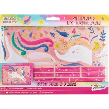 Lepení podle čísel - Jednorožec