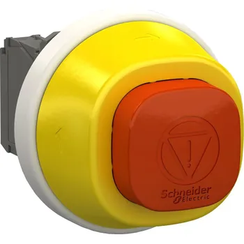 vypínač Schneider Electric XB5AS84W3B5 Prosvětlený ovládač nouzového zastavení s aretací, uvolnit pootočením, 1 V + 1Z