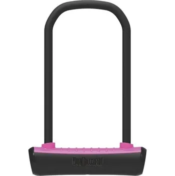 Zámek na kolo Zámek OnGuard 8153PN 115x230x11mm růžová klíč - Černo-růžová, 115x230mm