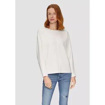 Dámská mikina s.Oliver dámská mikina z modalu bílá Velikost: 40