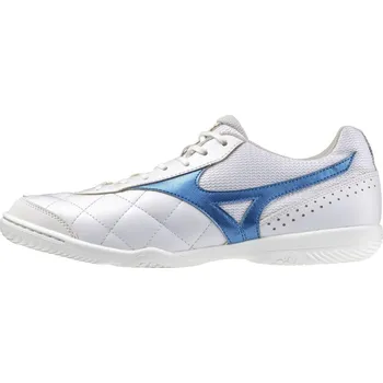 Kopačky Pánská futsalová obuv Mizuno MRL SALA CLUB IN / White/Laser Blue Velikost: 36.5/4.0