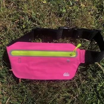 Ledvinka Sportovní ledvinka - růžová s reflexním proužkem