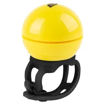 Zvonek na kolo zvonek FORCE DIGI elektrický, žlutý - Žlutá, 42 x 39 mm