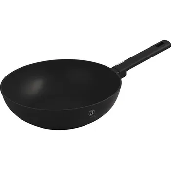 Pánev BERLINGERHAUS Pánev WOK s titanovým povrchem 28 cm Matte Black Collection BH-8180