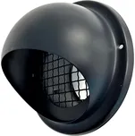 Fasádní mřížka Kopule 160mm - černá