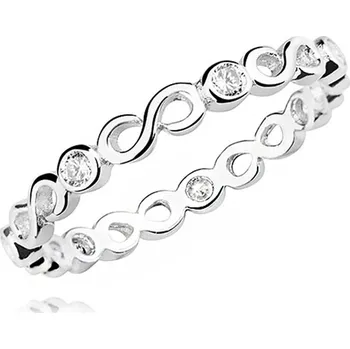 Prsten Dámský stříbrný prsten KYSANDRA Velikost: 51 Ag 925