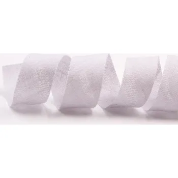 Lemovací šikmý proužek - Bavlněný - Nezažehlený - Světle šedý