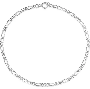 Náramek JKB Jewel Stříbrný náramek figaro 2 mm Délka: 20 cm