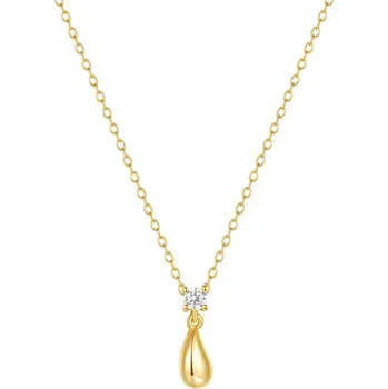 Řetízek Olivie Stříbrný náhrdelník KAPKA GOLD 9066 Ag 925; ≤1,3 g.