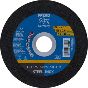 Řezný kotouč Pferd 69120850 | Řezný kotouč 125 x 2,0 x 22,23 mm, PSF STEELOX
