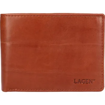 Peněženka Pánská kožená peněženka Lagen Murel - koňak