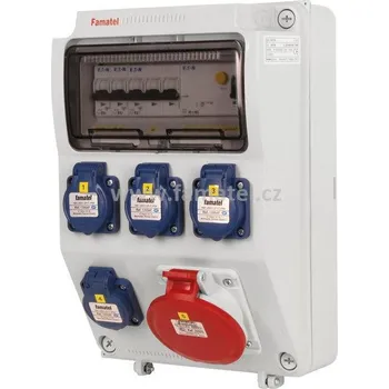 Rozvaděč Famatel v580-6kA - ZSF40001000.1 /3958 Zás.skříň IP44 jištěná s chráničem 40/4/003