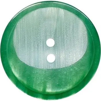 Knoflík Knoflik tráva zelený lesk 23mm 342024 - Zelená, 23 mm