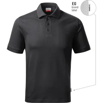Pánské oblečení RIMECK Polokošile Resist Heavy Polo, krátký rukáv, pánská MAL-R20EG17 2XL Šedá ebony (s labelem)