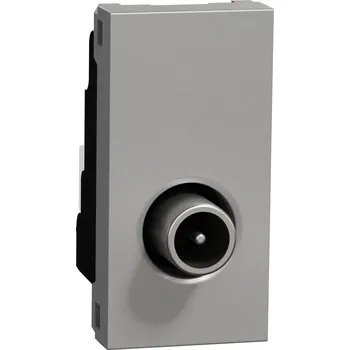 Elektrická zásuvka Schneider Electric NU346130 Unica - Zásuvka TV individuální 1,5 dB 1M, Aluminium