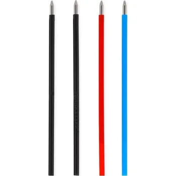 4 REFILLS 3-COL. ERAS. GEL PEN - MAKE MISTAKES REFILLS
