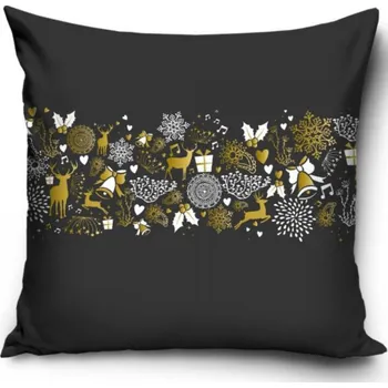 Povlak na dekorativní polštářek Vánoční povlečení na polštářek DARK, 40/40cm, PNL215067D