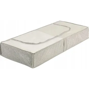 Úložný box Krabice s víkem na spodní prádlo, odstíny šedé a stříbrné