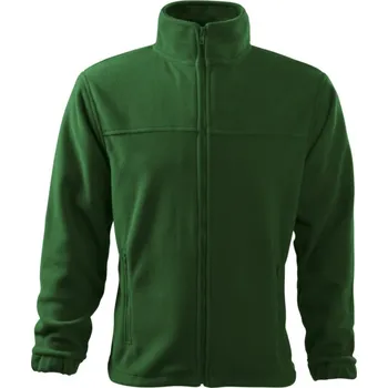 Pánská mikina RIMECK Mikina Jacket 501 na zip, fleece, pánská MAL-50106O8 3XL Zelená lahvově