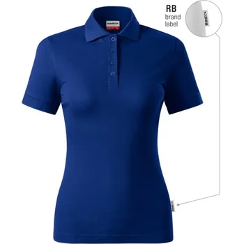 RIMECK Polokošile Resist Heavy Polo, krátký rukáv, dámská MAL-R21RB18 3XL Modrá královská (s labelem)