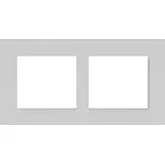 OBZOR DSD 00-00000-125E Rámeček dvojnásobný skleněný DECENTE, kovově šedý mat