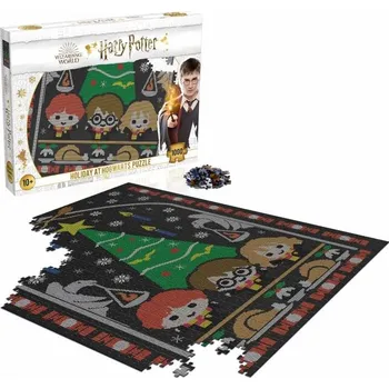 Puzzle Harry Potter Puzzle - Vánoce v Bradavicích / Holiday at Hogwarts - 1000 dílků