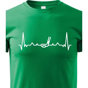 Chlapecké tričko Dětské tričko Tep hokej, Barva Zelená, Velikost 110 cm/4 roky, Canvas Dětské tričko Bezvatriko.cz 2692