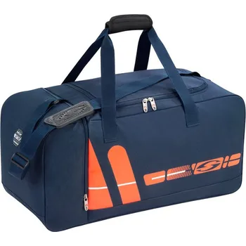 Sportovní taška Saller X.72 Sportovní taška BARVA: 527 tmavě modrá-neon oranžová-bílá Funkční sportovní taška s ventilací a velkým úložným prostorem