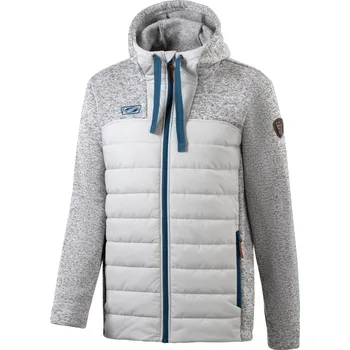 Pánská softshellová bunda saller pletená bunda s kapucí STRICK BARVA: 550 šedá, Velikost: XXXL