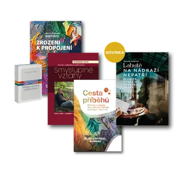 Osobní rozvoj 4 knihy – Labutě na nádraží nepatří + Cesta příběhů + Smysluplné vztahy + Zrozeni k propojení s terapeut. kartami zdarma