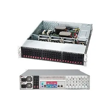 Racková skříň Supermicro CSE-216BE1C-R920LPB barebone server Rack (2U) Stříbrná