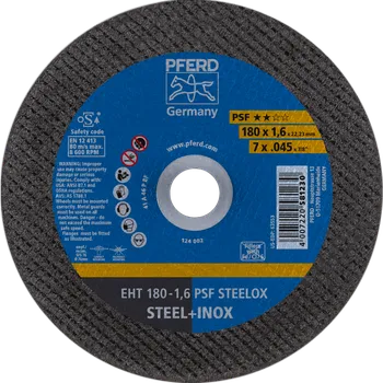 Brusný kotouč Pferd 61726121 | Řezný kotouč 180 x 1,6 x 22,23 mm, PSF STEELOX