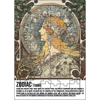 Puzzle Puzzle Alfons Mucha - Zodiac