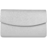 Dámská kabelka psaníčko strukturované stříbrné barvy 7300656-16